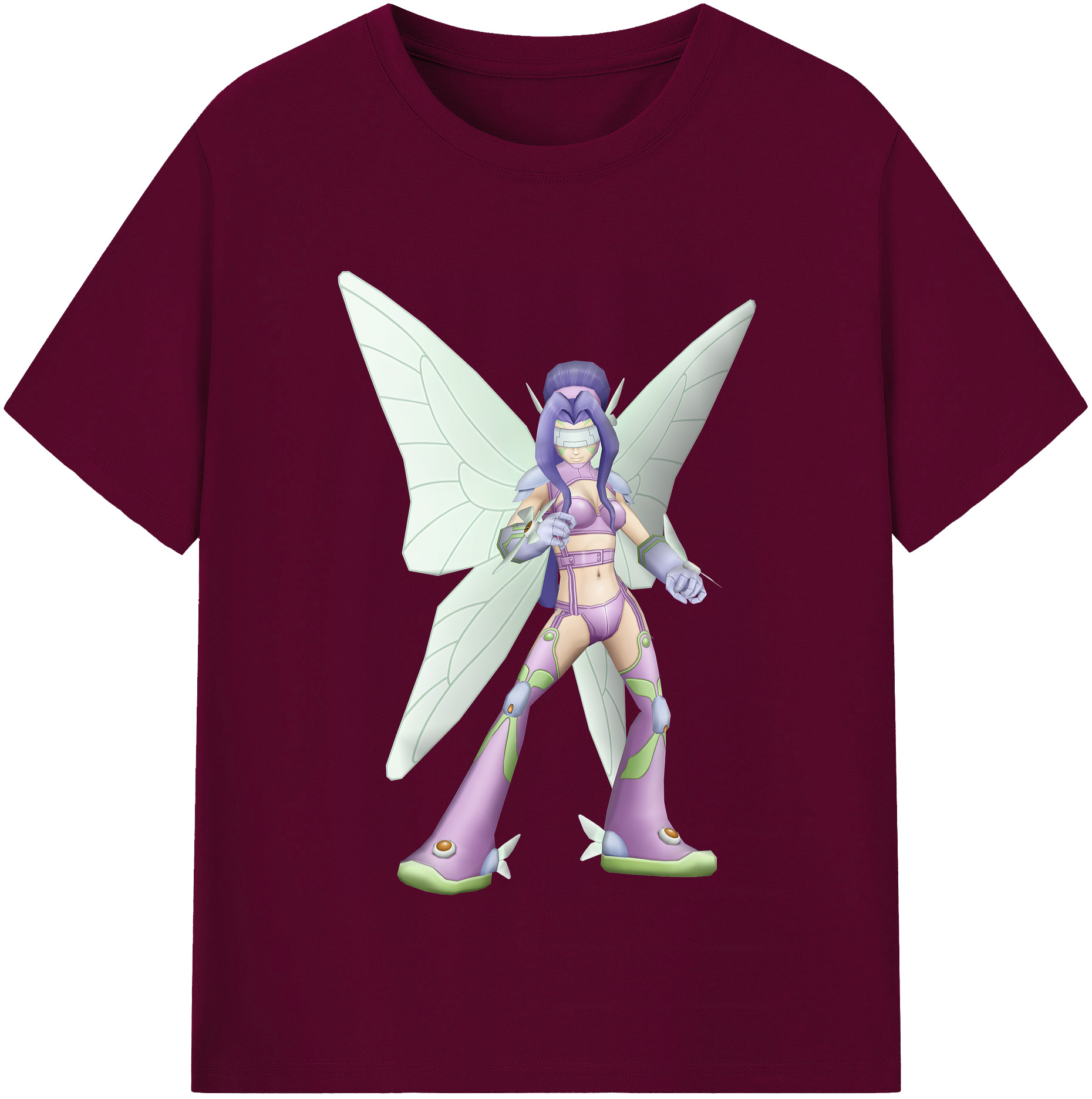 （画像用） Digimon デジタルモンスター/デジモン レディースカジュアルプリントTシャツ（綿100％）